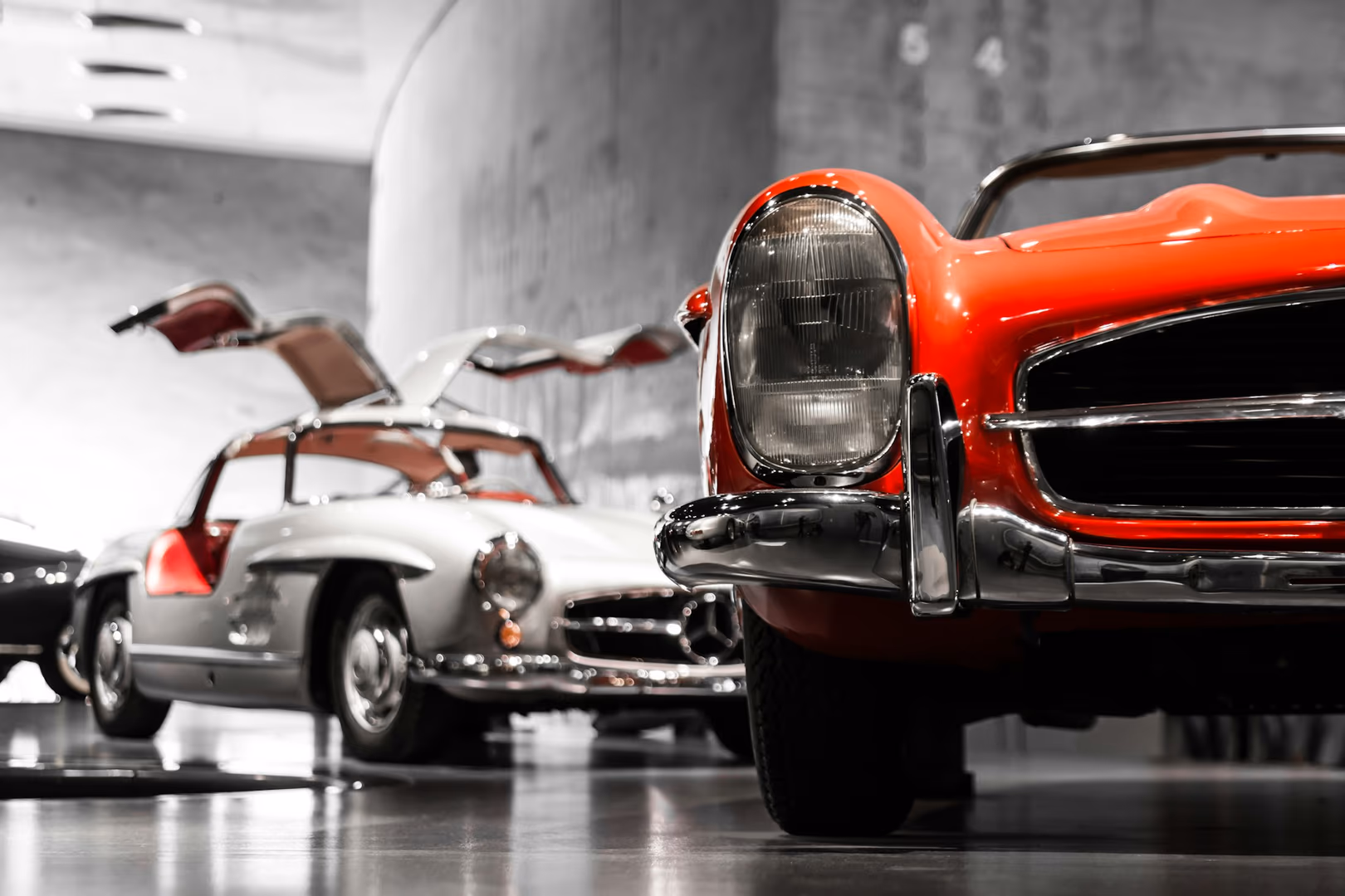 Retro samochód Mercedes-Benz