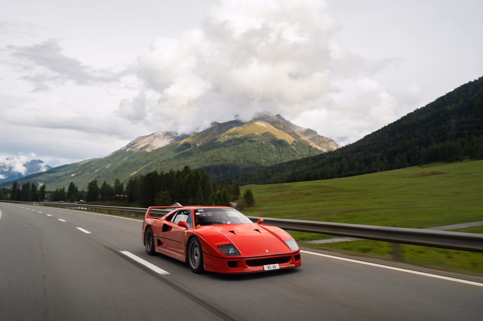 Retro samochód Ferrari
