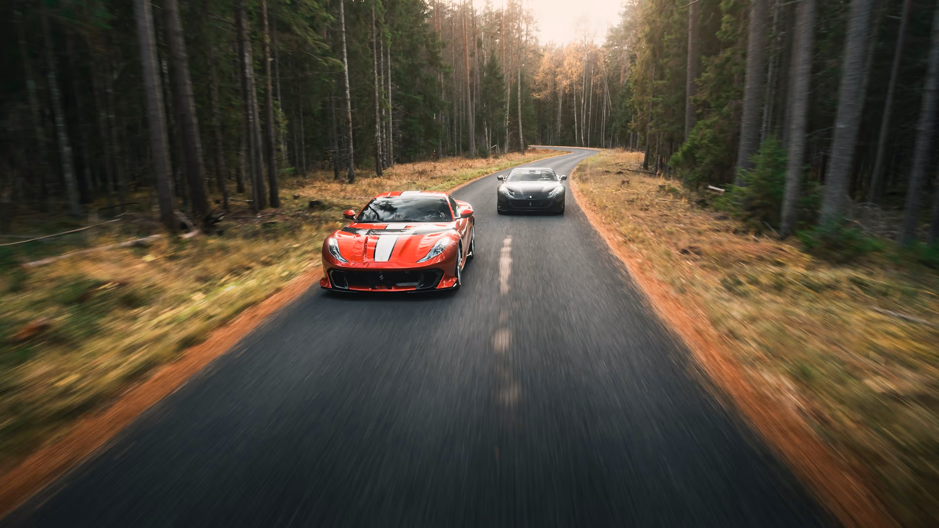 Współczesny samochód Ferrari
