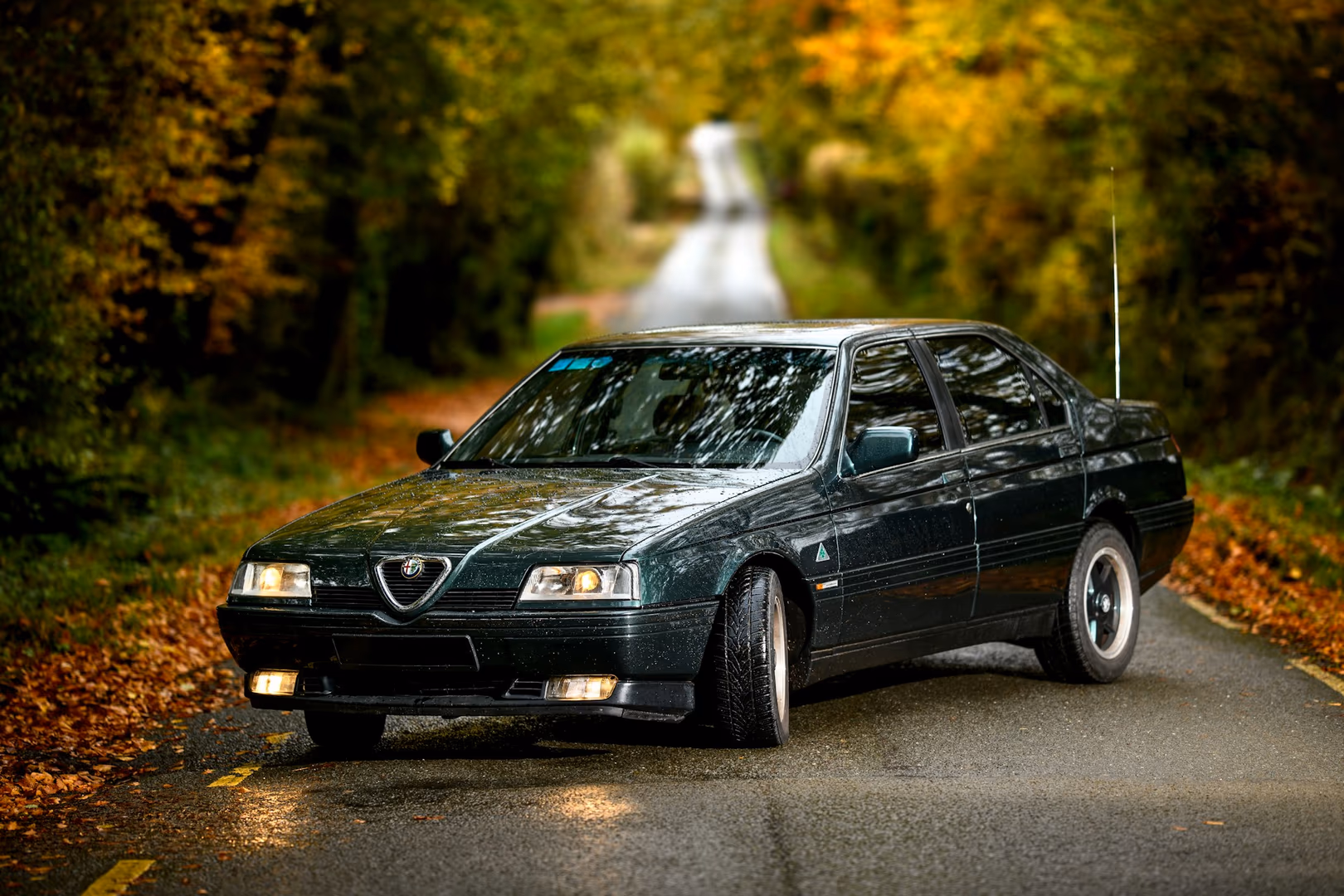 Retro smochód Alfa Romeo